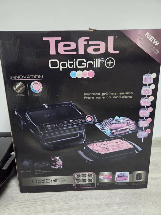 Gratar electric TEFAL OptiGrill+ Snacking&Baking GC714834, 2000W, 6 pr
