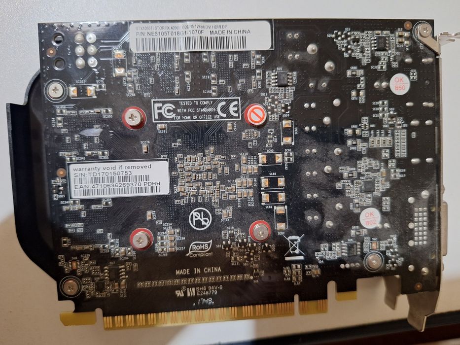 Видеокарта GeForce GTX 1050 Ti 4GB