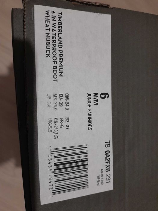 Оригинални класически зимни детски боти Timberland ,39 номер