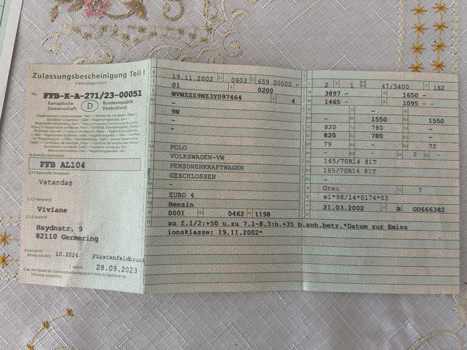 Vand Wv polo adus din germania