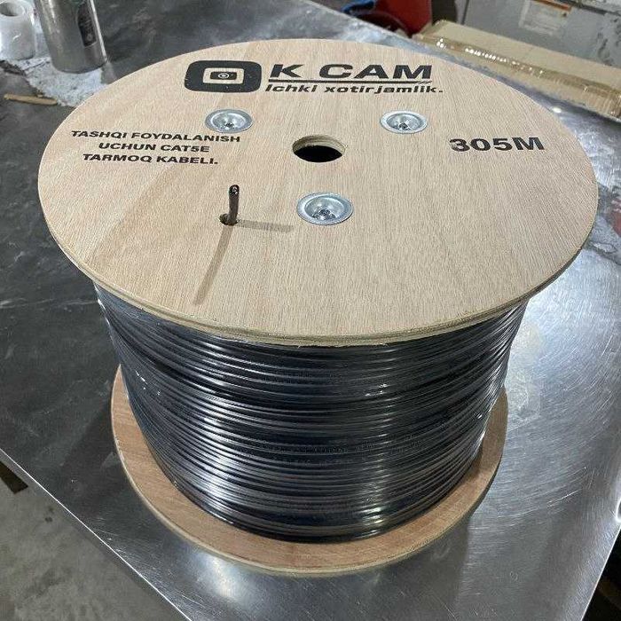 FTP CAT5E CCA 0.5mm. Tashqi kabel. OKCAM.