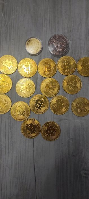 Moneda bitcoin pentru colectionari