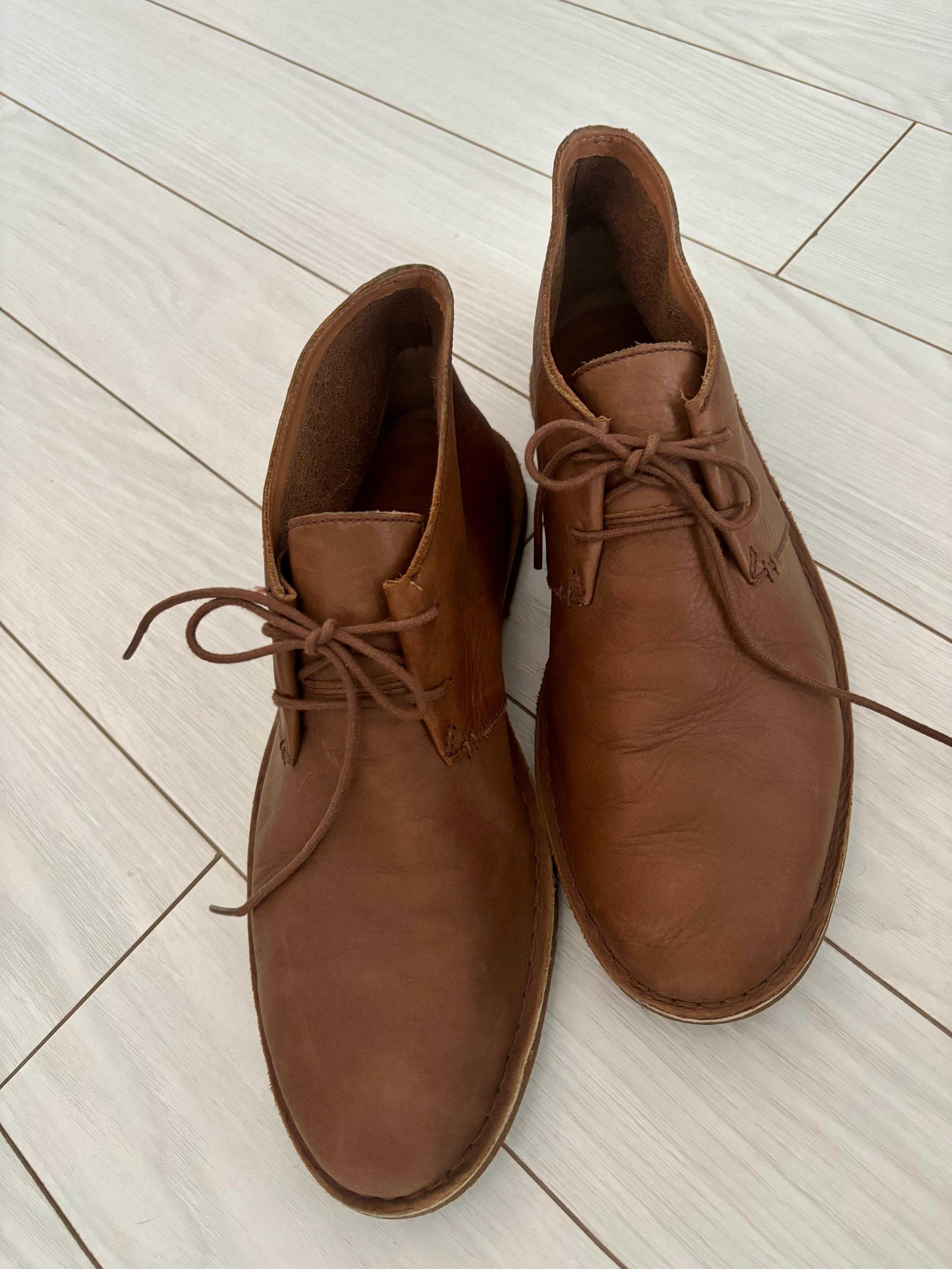 Pantofi Clarks Original Desert Soft Brown Leather boots