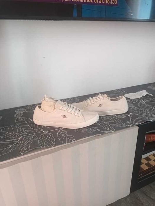 GANT tenisi albi de vara, marime 41