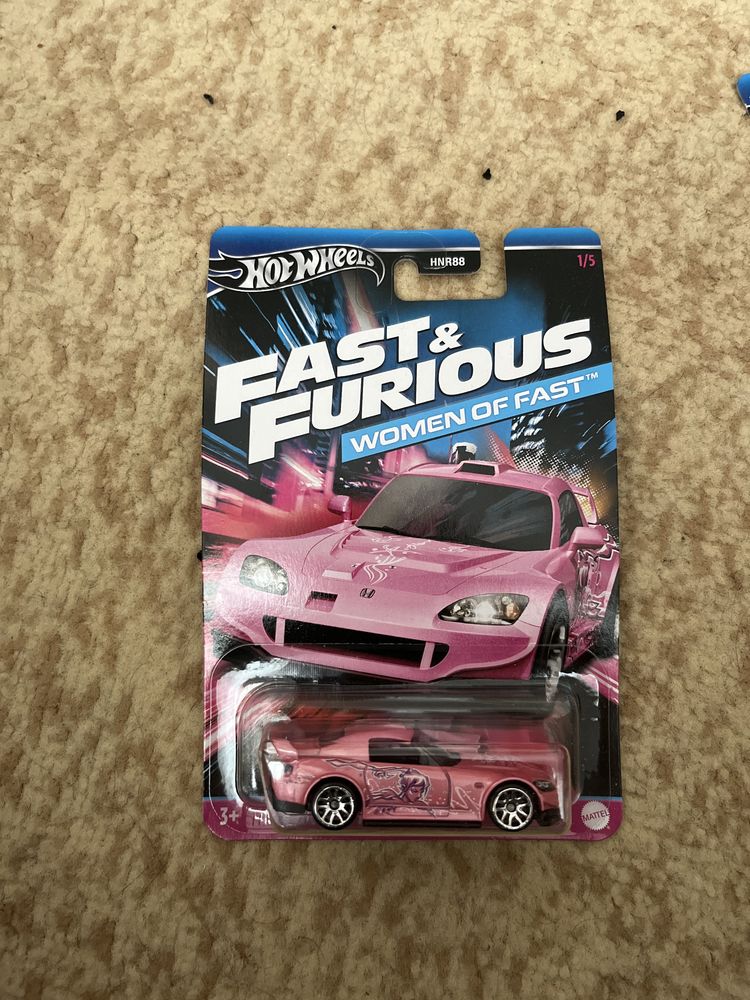 Колички “HotWheels” fast and furious woment edition