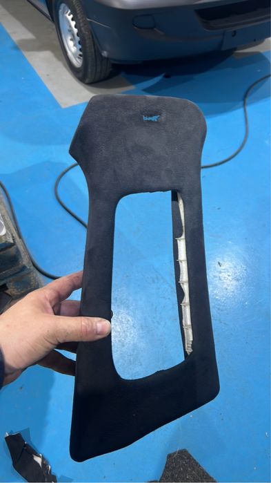 Plafon pasat alcantara negru