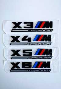 Emblema Logo Bmw X3 X4 X5 X6 M COMPETITION X5M Competition