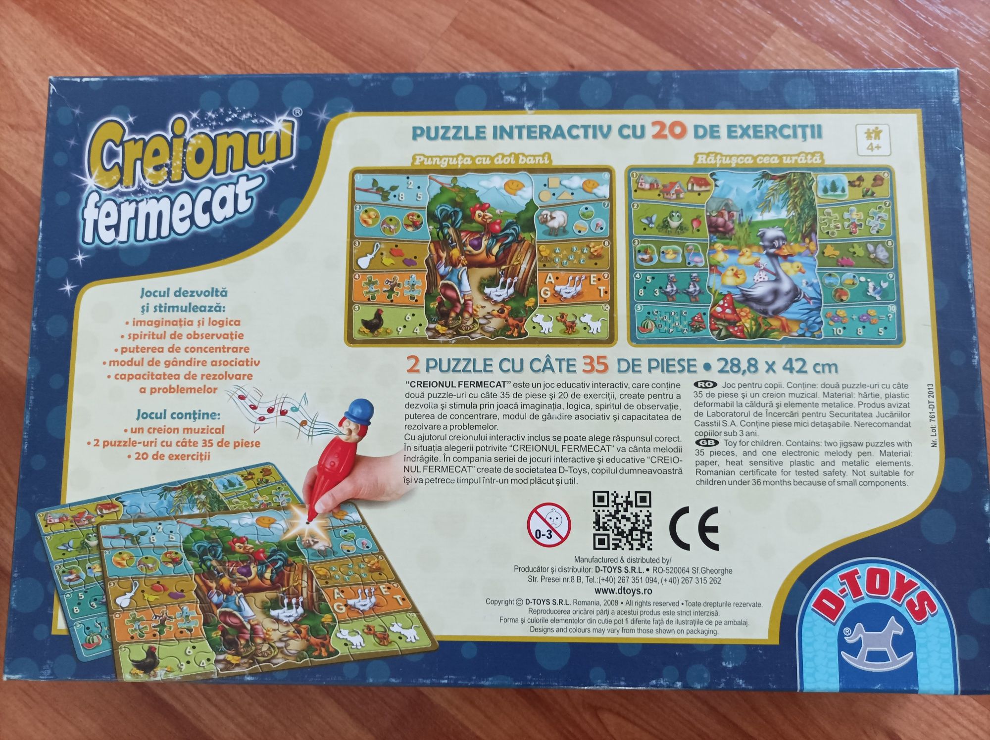 Creionul fermecat puzzle interactiv