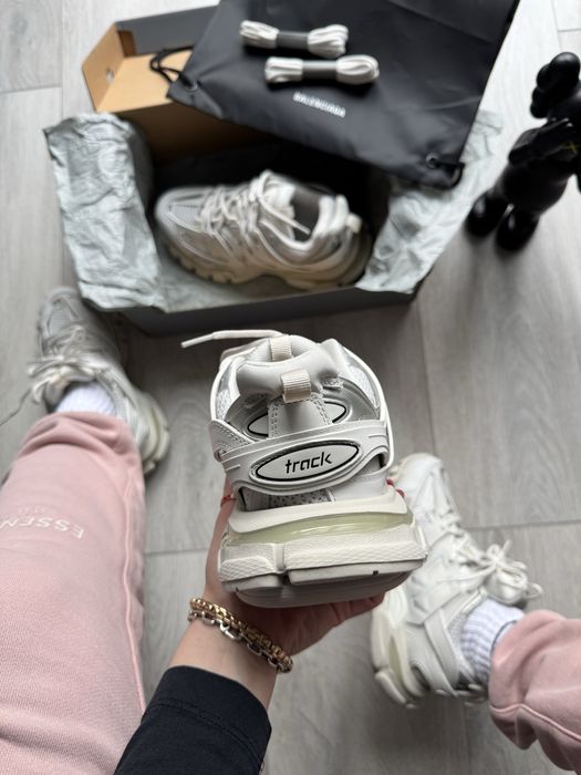 Balenciaga track whitte 36-45/ livr 1 zi /Premium/ Fullbox/ piele