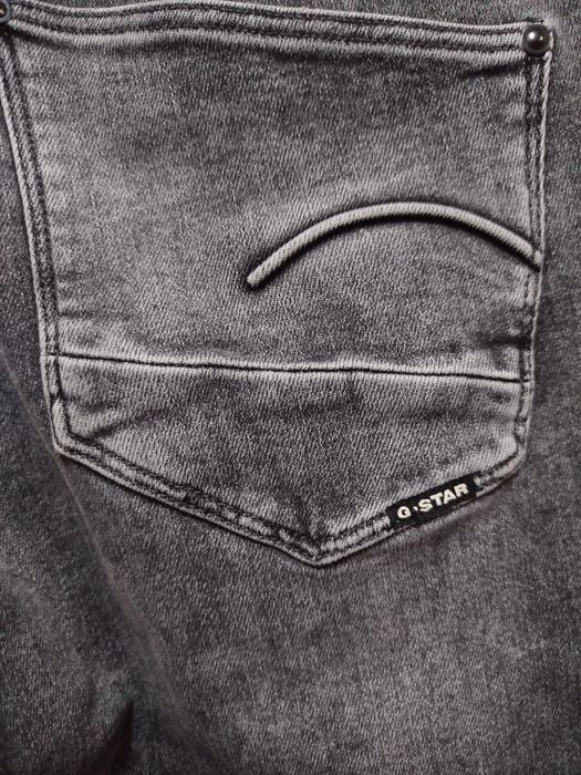 Оригинални дънки G-Star Raw Revend W32 W33 нови мъжки сиви skinny