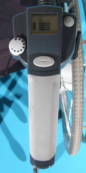 Carucior electric pliabil Alber E-fix E25 comanda pe 2 joystick-uri