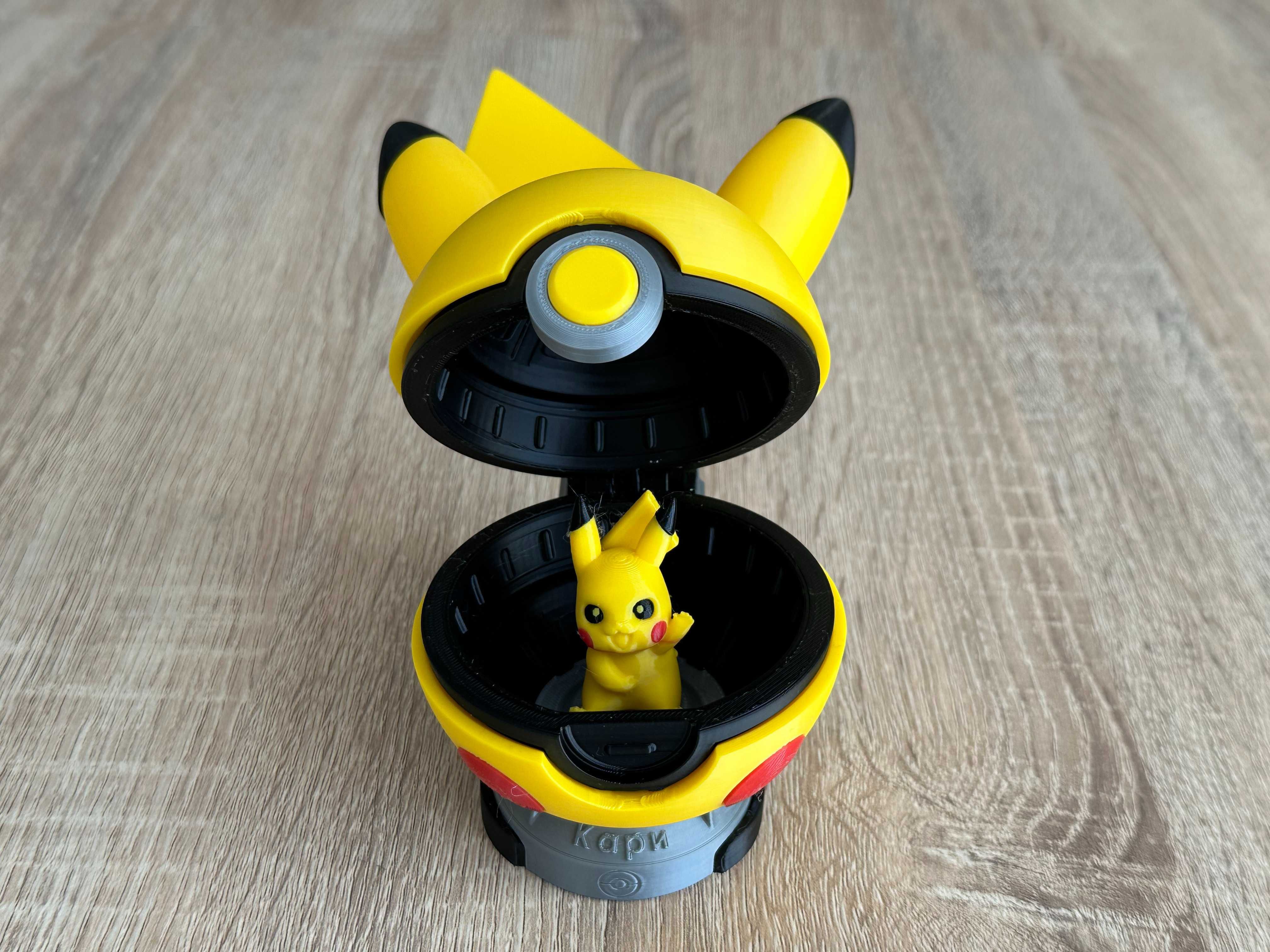 3d функционален модел Pokemon топка Pikachu