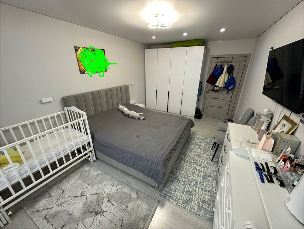 Продам 2 -х комнатную квартиру, 52 кв.м. Микр. Аккент 64