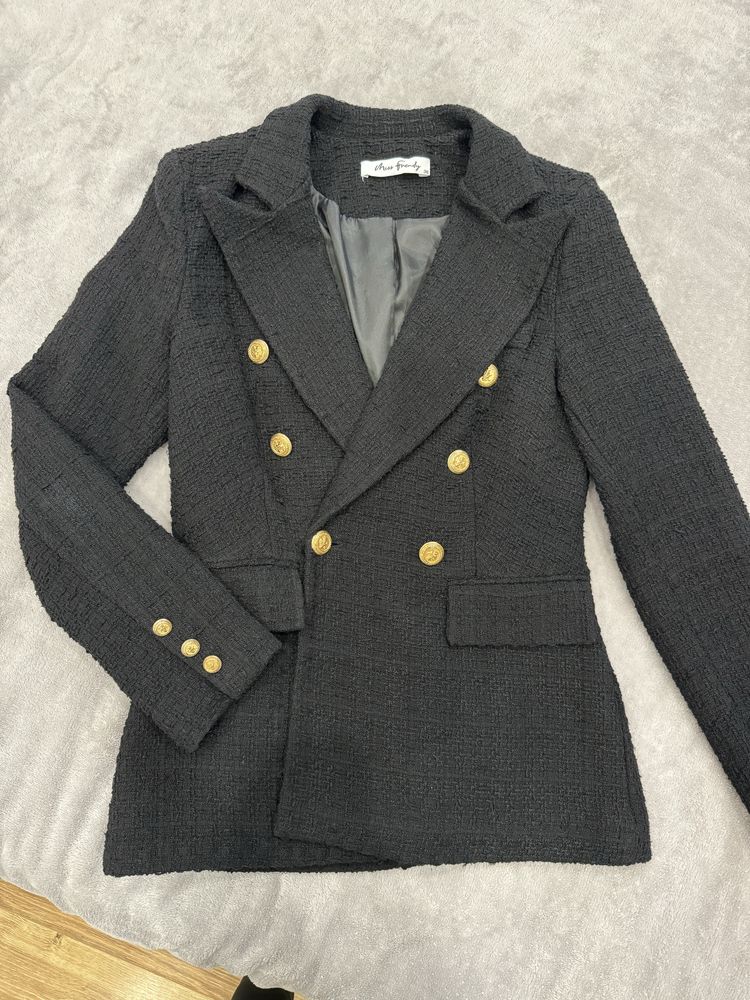 Черно сако, размер С