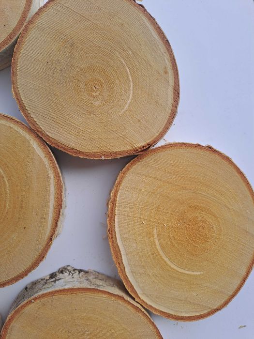 Дървени кръгчета шайби дърво декупаж декорация БИО ЕКО НАТУРАЛ