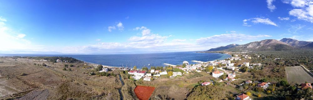 Скала Принос, о-в Тасос-парцел 805 кв.м до морето, идеален за каравана