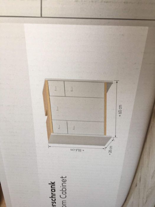 Dulap baie/hol sau depozitare 60x55,6x28cm