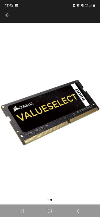 Memorie notebook Corsair 16GB, DDR4, 2400MHz, CL16