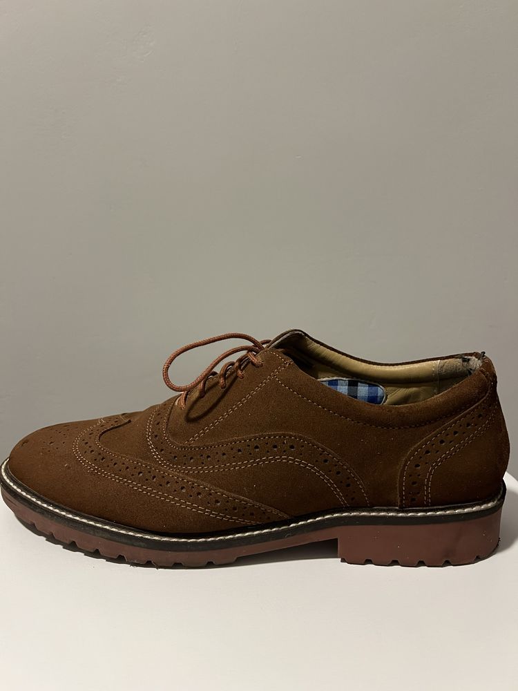 Официални обувки (Ben Sherman) кафяв велур 42