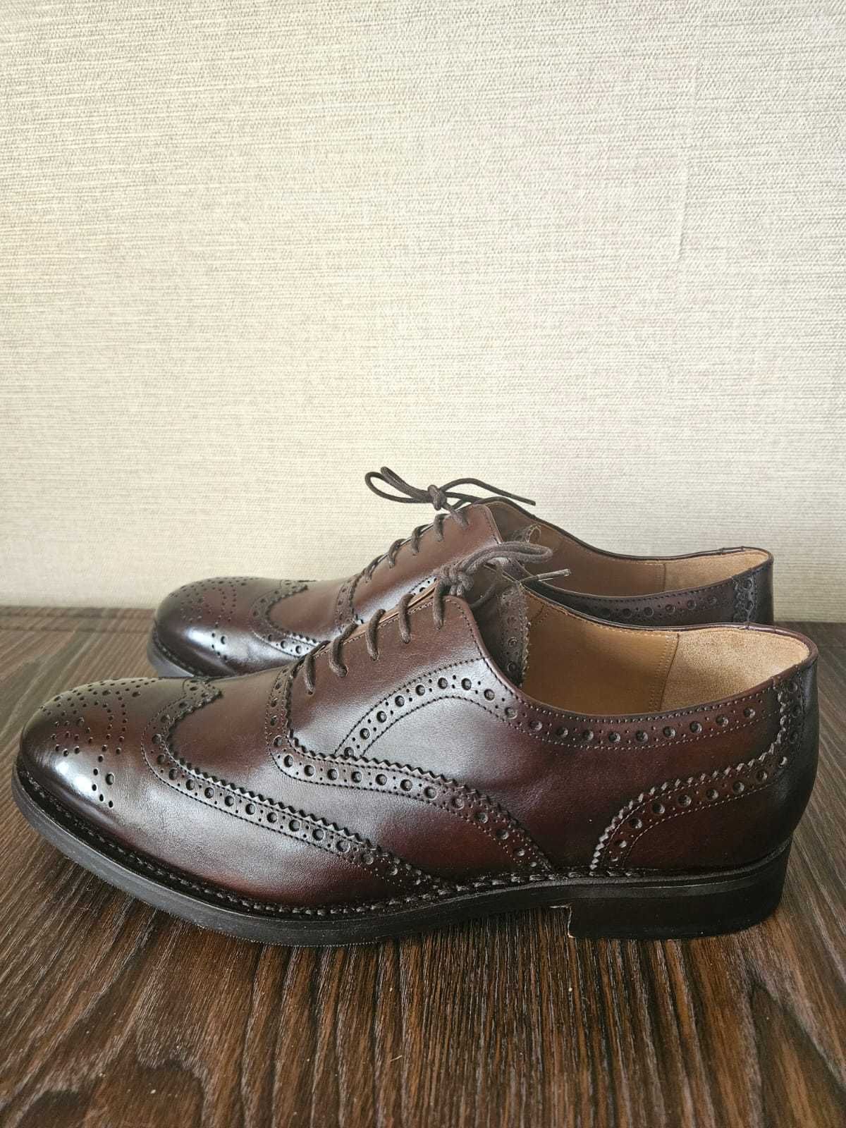 Оксфорды-броги Cordwainer Limoges 43р. (Goodyear welted, Испания)