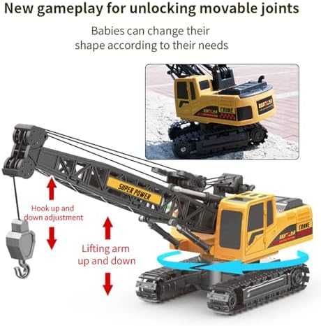 Нов Детски Строителен Кран 1:14 – Реалистичен Модел RC Играчка за деца
