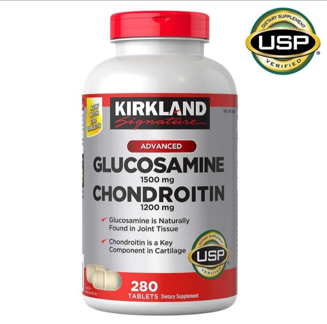 Глюкозамин 1500 мг Хондроитин 1200 мг Киркланд 280 таблеток