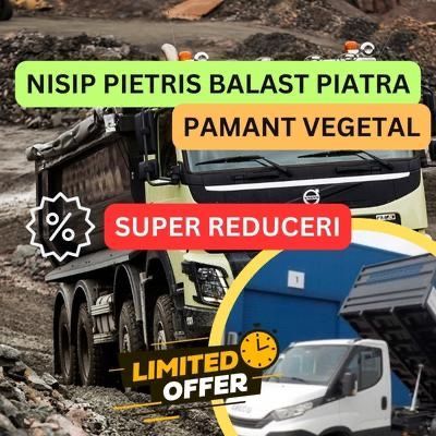 Pietris/nisip/balast/pamant vegetal/branesti,islaz,pantelimon,cernica