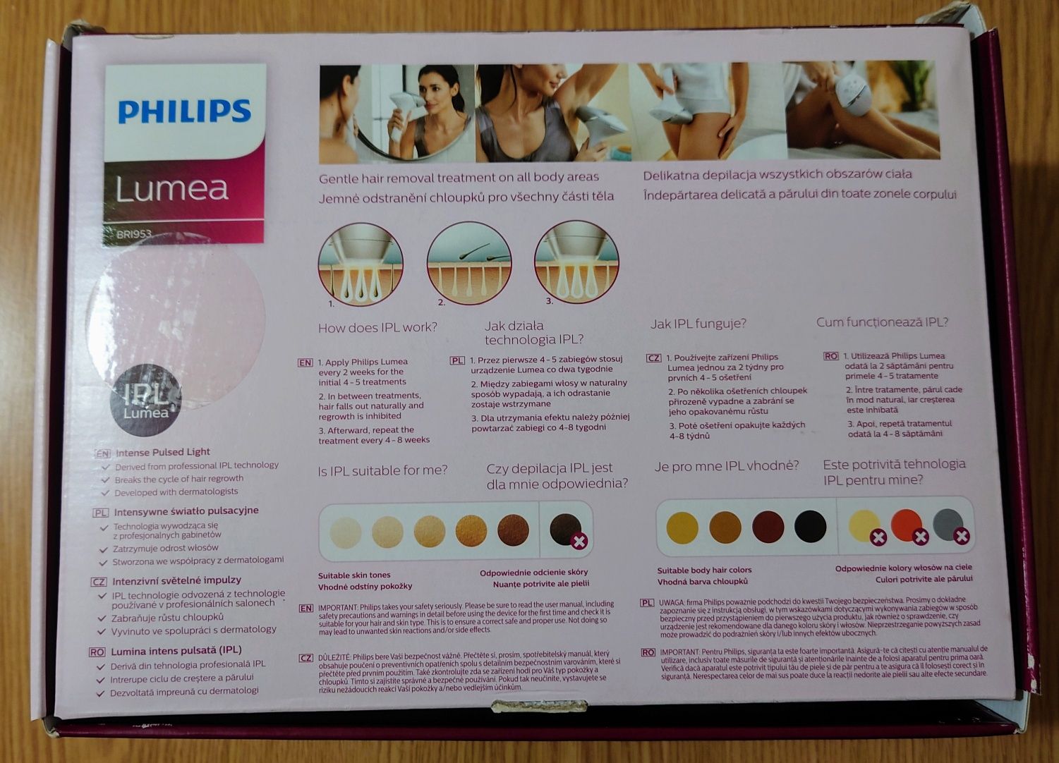 Epilator Philips Lumea IPL