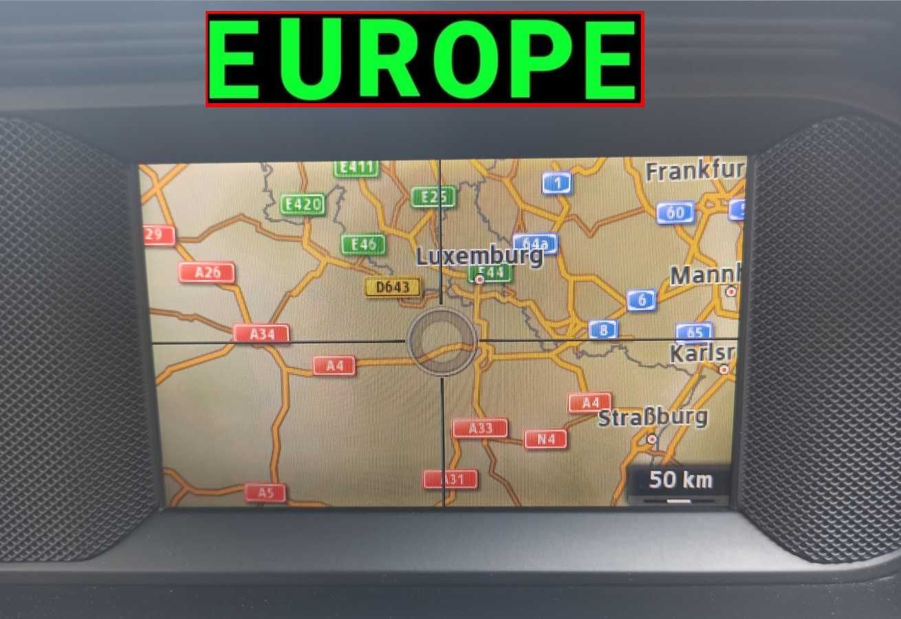 2024 Mercedes Becker Map Pilot v23 карти за Мерцедес Europe Sat Nav SD