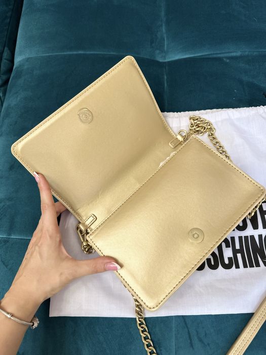 LOVE MOSCHINO оригинална кожена чанта