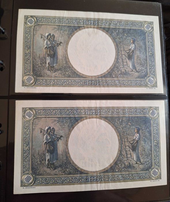 Bancnote serii consecutive 1918-1945