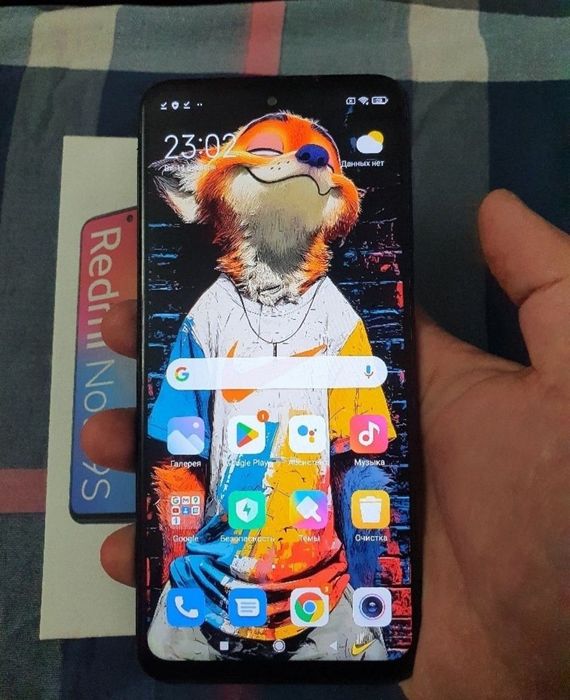 Xiaomi Redmi Note 9S 6/128GB Gray Black Igravoy Karobka Holati Yaxshi