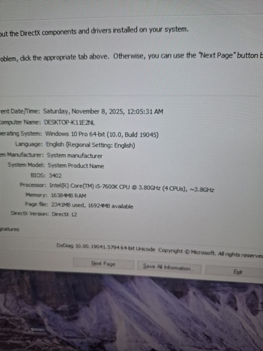 Calculator cu i7 7600k , 16g ram , video 4 g dedicata, gta5