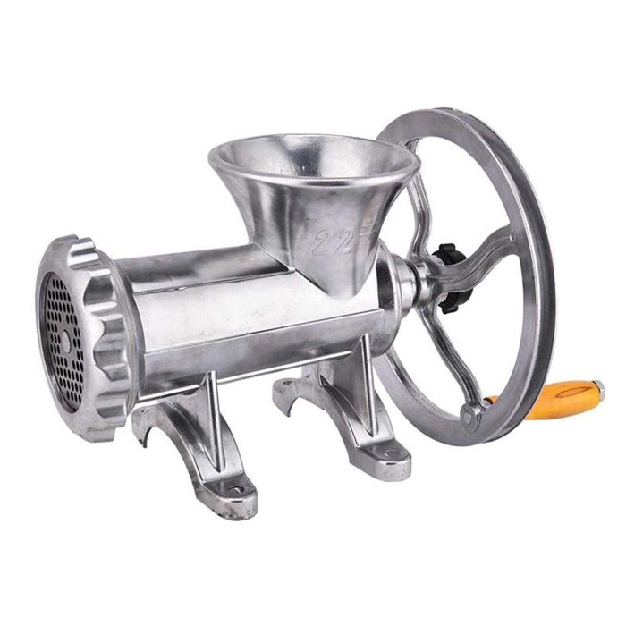 Masina tocat carne nr.22 cu fulie mare, aluminiu Noua