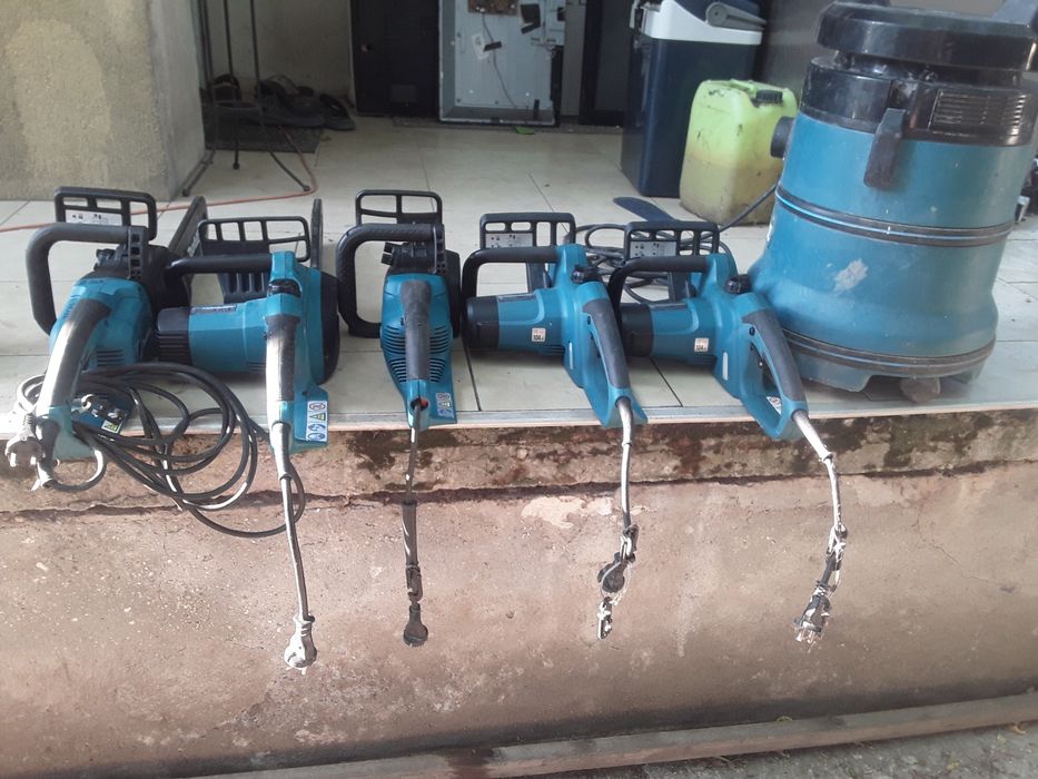 Drujbă electrică MAKITA 1800-200w funcționale si un aspirator profesio