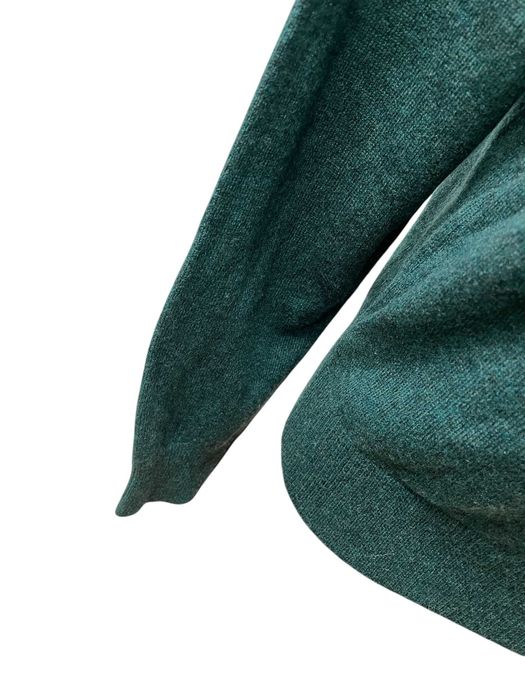 UNIQLO размер XS / S дамски кашмирен пуловер 100% КАШМИР зелен