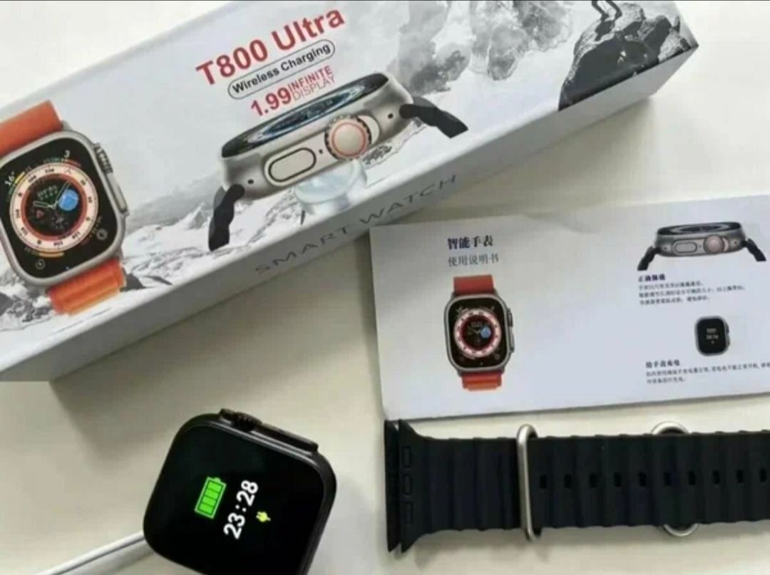 Smart watch T800 Ultra,
49 mm/Smart watch iOS android
Narxi: 100 ming