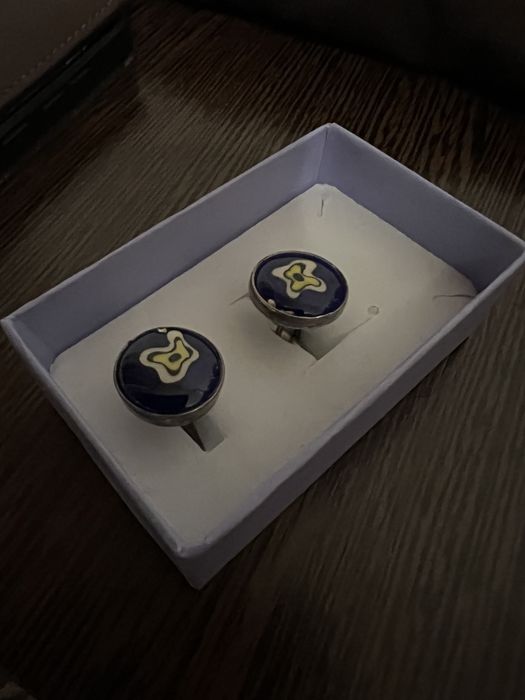 Продам запонки серебро