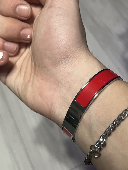 Bratara Hermes Buckle Bracelet Red/Rosu