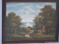 Картина лесной пейзаж