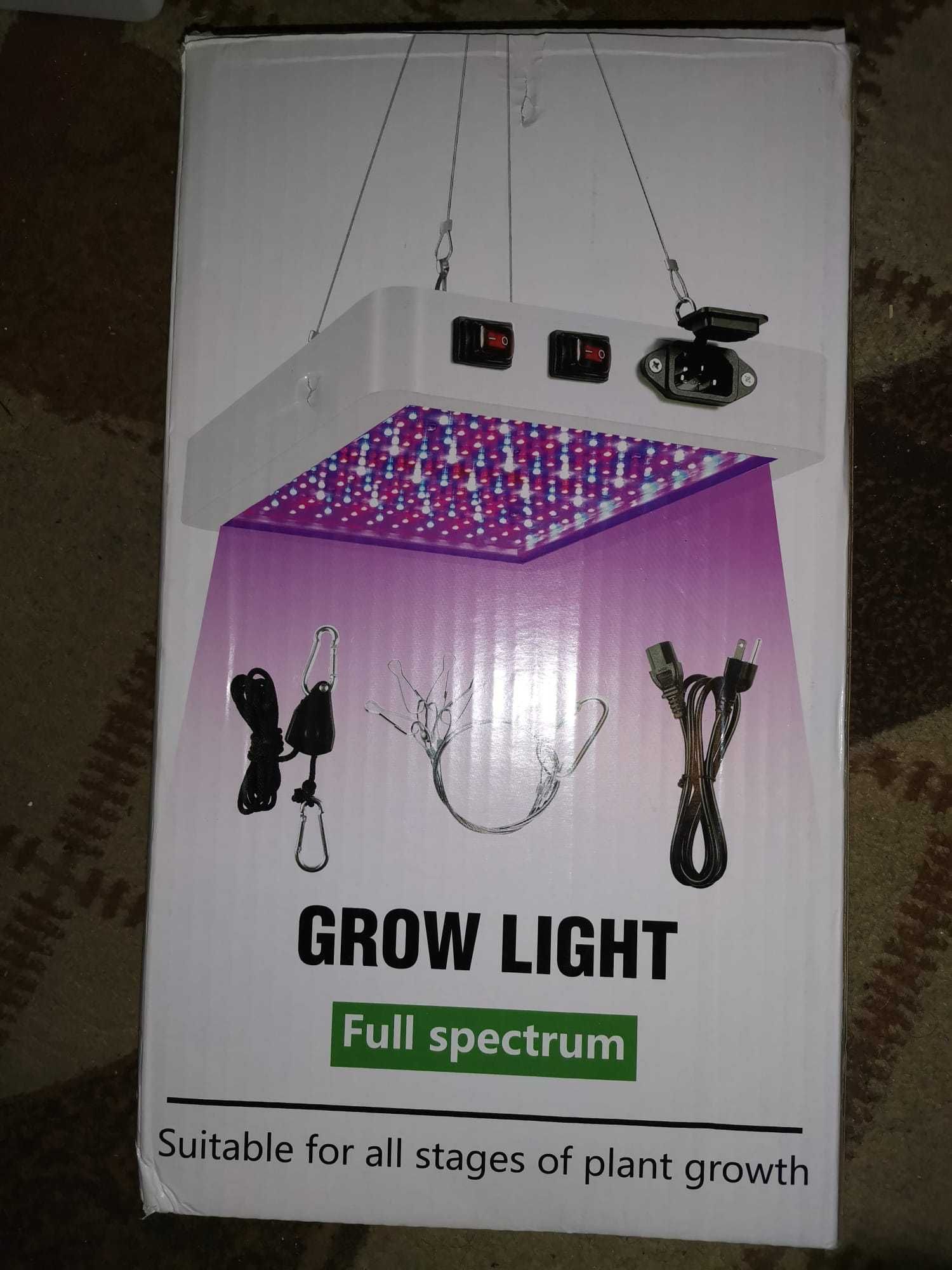 Lampa cu lumină LED full spectrum pentru creșterea plantelor