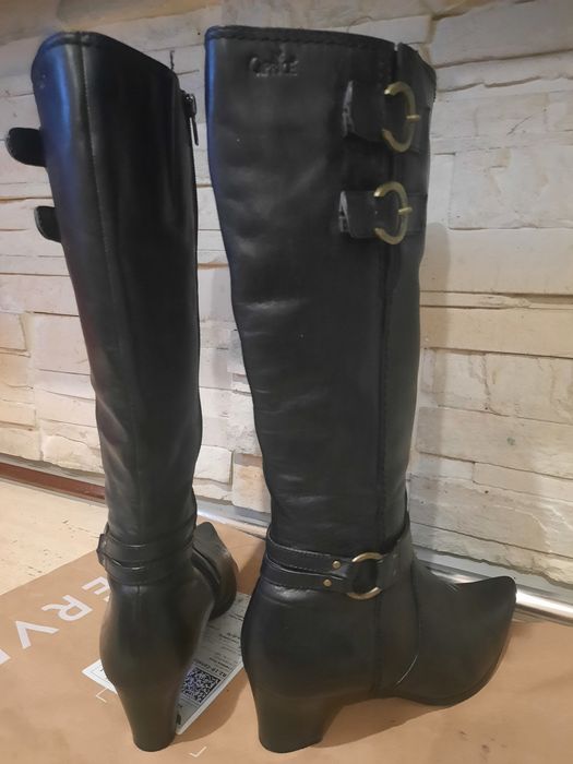 Cizme piele imblanite 40, Ghete piele naturala,imblanite,40,Pantofi 40