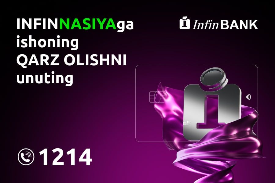 Uzum ,Infin,Alif,Open limit naqd qlb beramiz