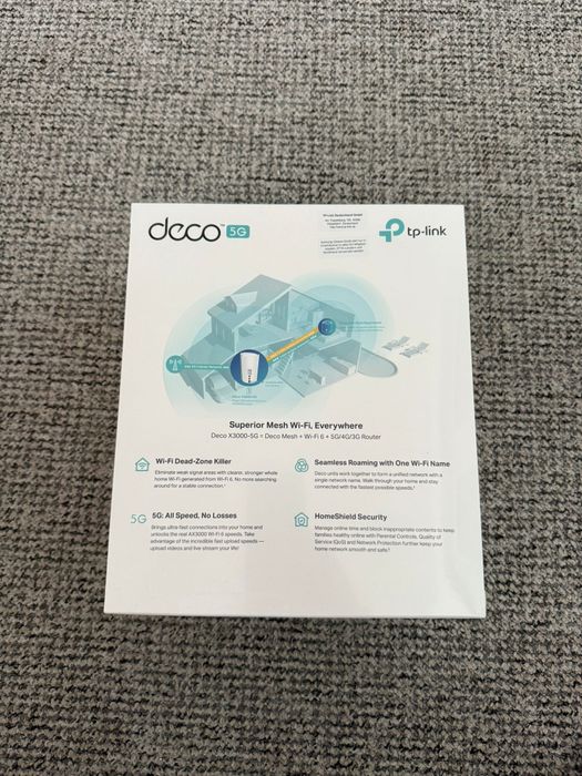 TP-Link AX3000 Smart Mesh WiFi Deco X50-5G (pachet de 1) Sigilat