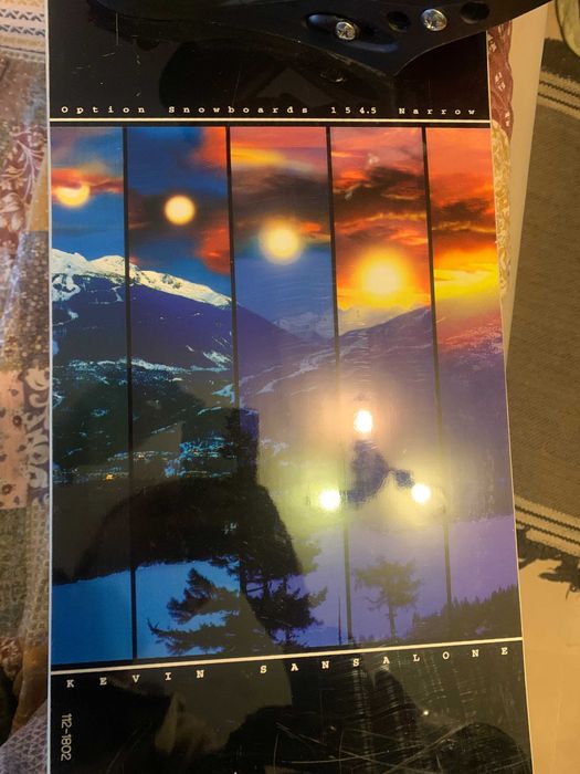 Snowboard Option Kevin Sansalone 154.5 – handmade, super carving