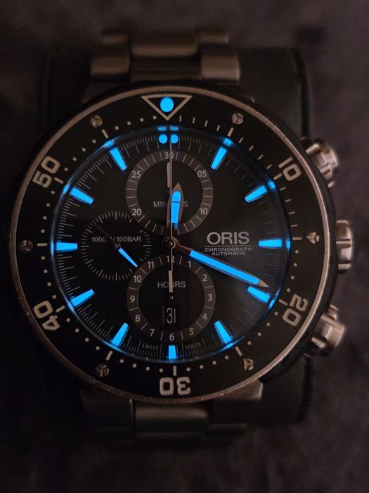 Oris Pro Diver Chronograph 1000M Titanium