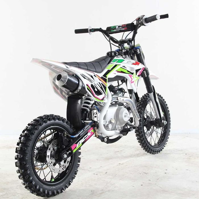 Motocicleta cross 125cc NCX CRX 4T benzina 14/12" negru/verde/roz