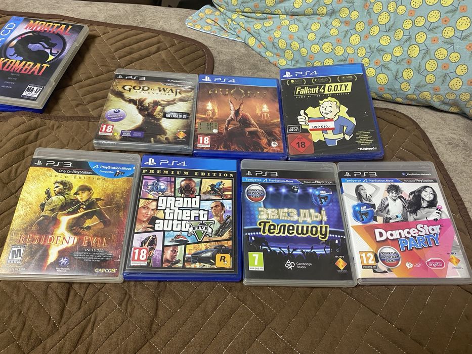 Продам диски для playstation 3 и playstation 4