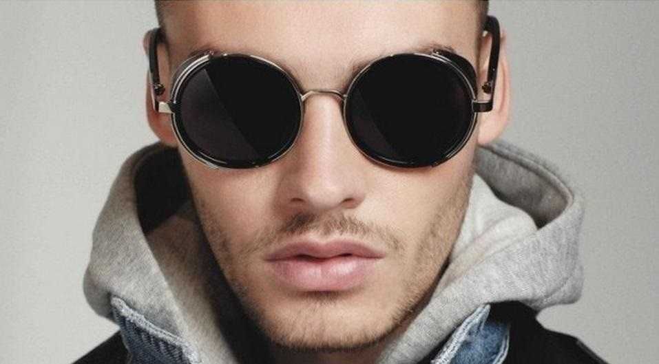 Дизайнерски Retro Vintage метални слънчеви очила Unisex UV 400 модел 1