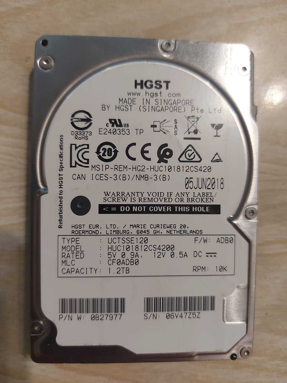 жесткий диск SAS Hitachi HGST
